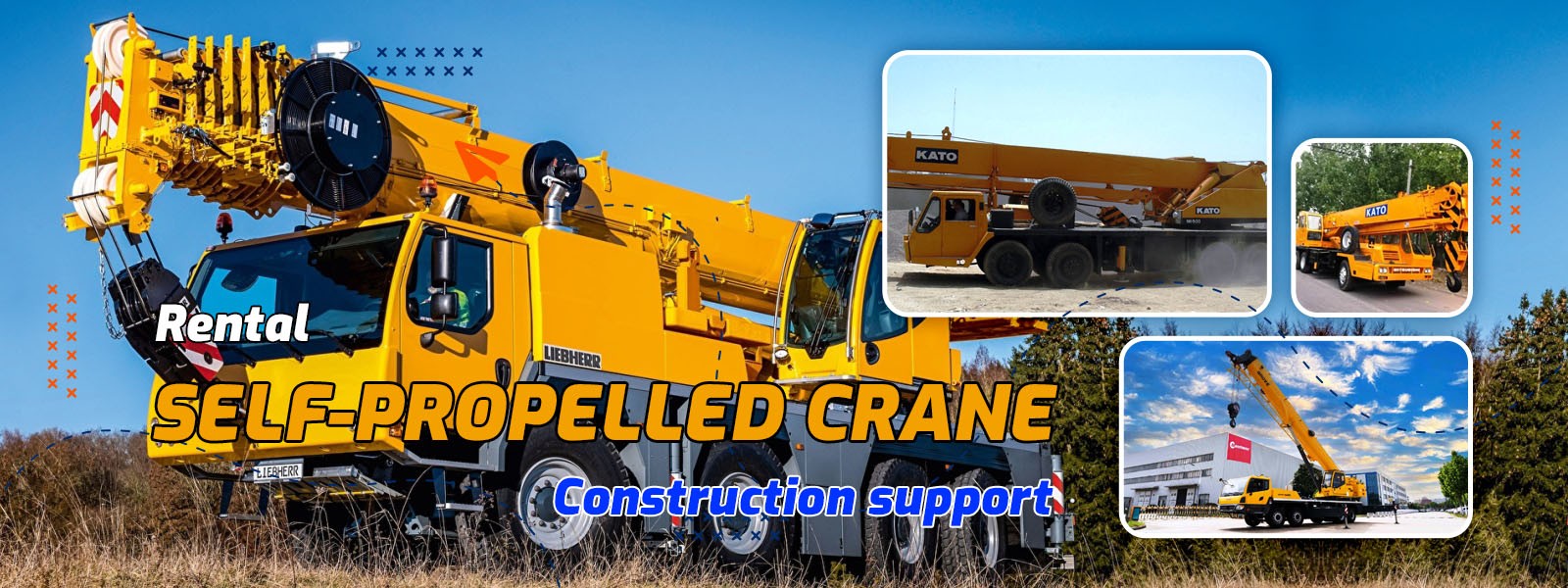 Self-propelled Crane Rental, Receiving Cranes & Transporting