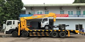 Xe Tải Hyundai HD320 Gắn Cẩu Soosan SCS1015LS | Cẩu 10 Tấn Hạng Nặng